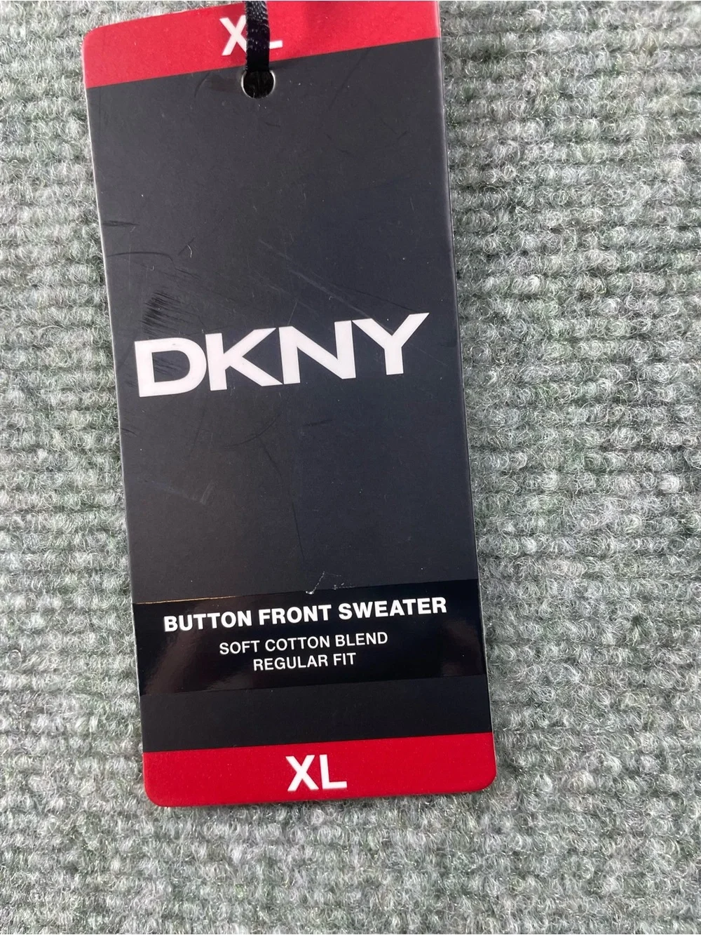 DKNY Sage Green Men’s‎ Button-Up Cardigan
